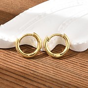 Латунные английском замке Серьги-кольца KK-D063-04G