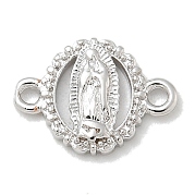 Покрытие стойки латунные плоские круглые подвески-соединители KK-L224-095P-04