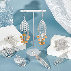 32 шт. 8-х стилевые латунные филигранные подвески&nbsp;KKC-UN0001-04