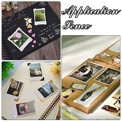 12 шт. 6 стиля ретро бумага для горячего тиснения самоклеящиеся наклейки для уголков для фотографий&nbsp;AJEW-CJ0001-53