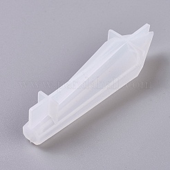 ペンダントシリコンモールド  レジン型  UVレジン用  エポキシ樹脂ジュエリー作り  弾丸  ホワイト  79x19.5x18.5mm&nbsp;DIY-WH0152-01A
