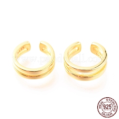 925 серьги-манжеты из стерлингового серебра&nbsp;EJEW-H124-07G