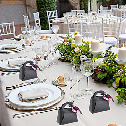Scatole portaconfetti in similpelle per matrimoni&nbsp;CON-CL0001-10