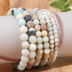 3 нити 3 стиля натуральные цветочные бусины из амазонита нити G-PA0001-42