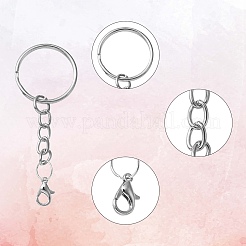 20 шт. Железные брелоки для ключей IFIN-YW0003-40