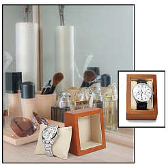 Прямоугольные деревянные подставки для часов ODIS-WH0017-110B