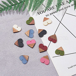 Подвески из смолы и дерева RESI-CJ0001-17