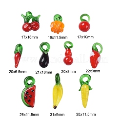 60шт 10 стиля ручной работы подвески лэмпворк LAMP-LS0001-01