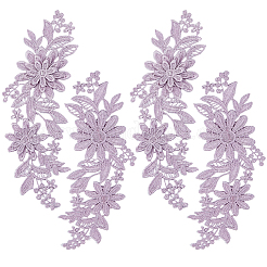 2 Paar Polyester-Kleidungsflicken&nbsp;DIY-GF0013-19B