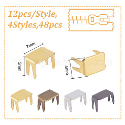 48 шт. 4 цвета аксессуары для одежды IFIN-GO0001-01