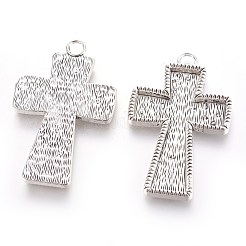 Сеттинги для кулона (кабошона) тибетского стиля с эмалью&nbsp;TIBEP-4479-AS-LF