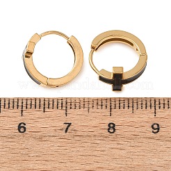Pendientes de aro de acero inoxidable 304&nbsp;EJEW-D357-02G