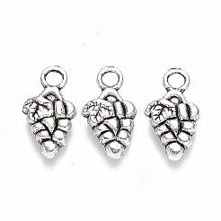 Tibetischen Stil Legierungs Anhänger & Charms&nbsp;TIBEP-S319-090AS-RS