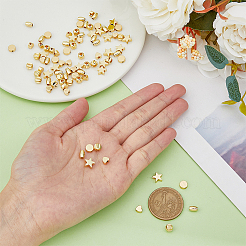 100 шт. 5-х стилевая стойка для гальванизации латунных бусин&nbsp;KK-HY0001-71