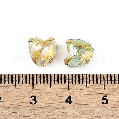 Rhinestone de vidrio y latón para coser&nbsp;RGLA-U001-11G-01