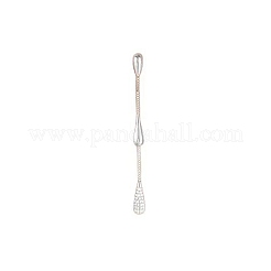 Pendientes colgantes de latón con microengaste de circonitas cúbicas transparentes para mujer&nbsp;WG6077F-02