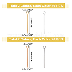 100 шт. 4-х цветный штифт из нержавеющей стали марки 304 STAS-UN0028-33
