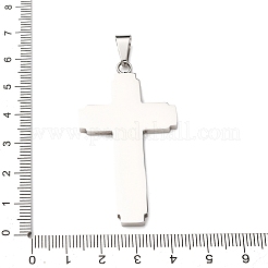 201 большой кулон из нержавеющей стали&nbsp;STAS-C149-01P