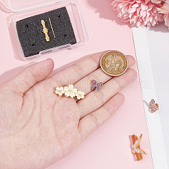 6 шт. 6 стиля цинковый сплав со стразами петли для часов аксессуары FIND-UN0003-38