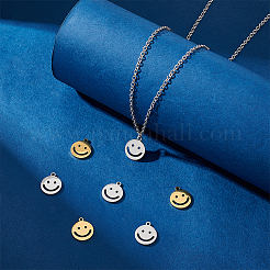 20 шт. подвески из нержавеющей стали 304 двух цветов&nbsp;STAS-UN0053-70B