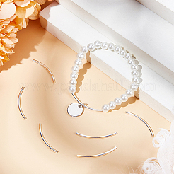 925 in argento sterling perline tubo&nbsp;STER-BC0002-18C