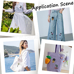 3 шт. 3 аппликации из бисера и страз в виде дерева&nbsp;PATC-GF0001-26