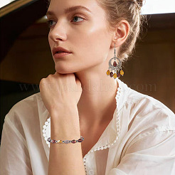 10 нить 10 цвета прозрачных стеклянных бусин&nbsp;EGLA-TA0013-24A