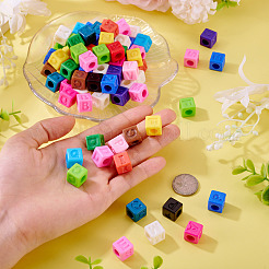 150шт непрозрачные акриловые европейские бусины&nbsp;SACR-TA0001-59B