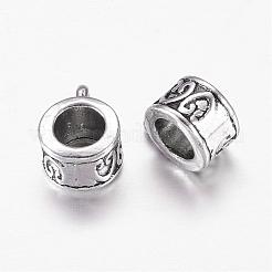 Старинное серебро тон тибетском стиле вешалки столбцов X-LF11532Y-NF