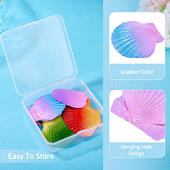 10 шт. большие подвески из натуральной ракушки гребешка&nbsp;SSHEL-TA0001-23