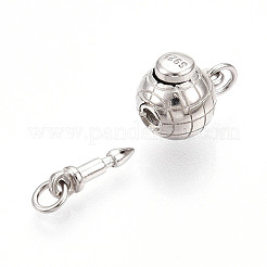 925 застежка из стерлингового серебра&nbsp;STER-T007-138P