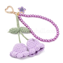 Подвеска ручной работы из хлопковой пряжи HJEW-JM04389-01