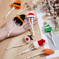 8 sombrero de muñeca de poliéster de 8 estilos&nbsp;DIY-SC0033-54C