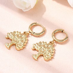 Серьги-кольца из нержавеющей стали 304&nbsp;EJEW-P329-01B-G