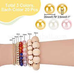 1 набор бусин из искусственного жемчуга&nbsp;RESI-PH0001-89