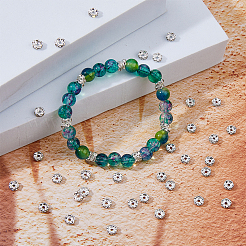 200 шт. Латунные бусины со стразами RB-DC0001-07