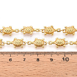 Цепи из латуни с черепаховым принтом на морскую тематику CHC-T017-01E