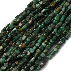 Природные африканские нефритовые бусы пряди G-I389-A20