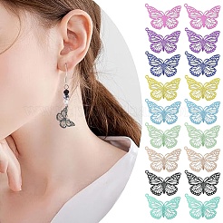 18 шт. 9-х цветные подвески для электрофореза из нержавеющей стали 430&nbsp;STAS-YW0011-16