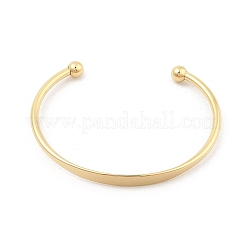 Ионное покрытие (ip) 304 нержавеющая сталь манжеты браслеты для женщин&nbsp;BJEW-K252-06G