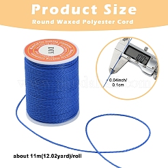 6 рулон круглого вощеного полиэфирного шнура 6 цветов&nbsp;YC-YW0001-07A