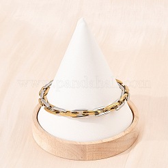 Браслеты из овальной цепи из нержавеющей стали 304 для мужчин и женщин&nbsp;BJEW-G766-06