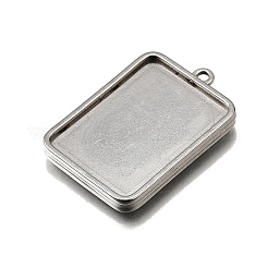 Оправы для подвесок из нержавеющей стали 304 в виде кабошонов STAS-S181-02P-D