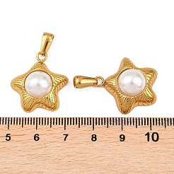 Абс пластмассовые жемчужные подвески&nbsp;STAS-P438-33G