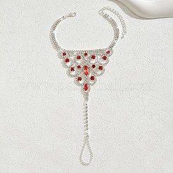 Пляжные треугольные латунные браслеты со стразами на пальцы ног для женщин FS-WG6EC5D-02