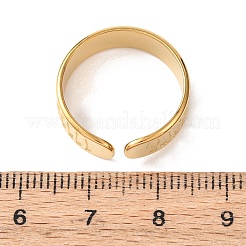 Anelli polsini aperti in acciaio inossidabile 304 per donna&nbsp;RJEW-K309-32C-G