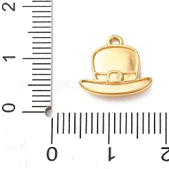 304 Edelstahl Anhänger Cabochon Fassungen für Emaille&nbsp;STAS-Z204-02G