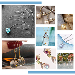 120 шт. 6 стиля 201 и 304 нержавеющая сталь чашечка жемчужные штифты кулоны булавки STAS-UN0043-45