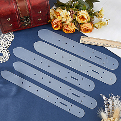 5 Stück PVC-Kunststoff-Gürtellochschablonen&nbsp;TOOL-CY0001-03