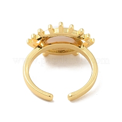 Акриловое кольцо-манжета с конским глазом&nbsp;RJEW-B042-04G-02